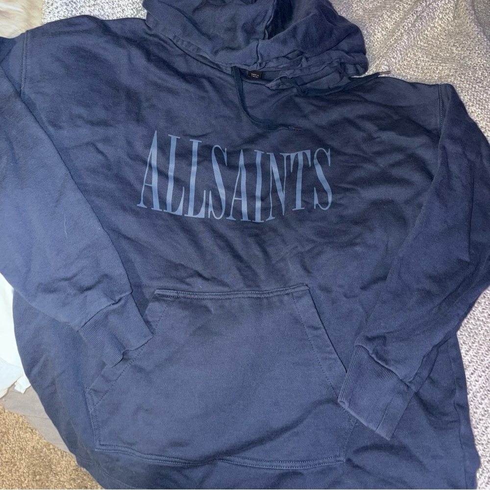 Allsaints Etie hoodie navy